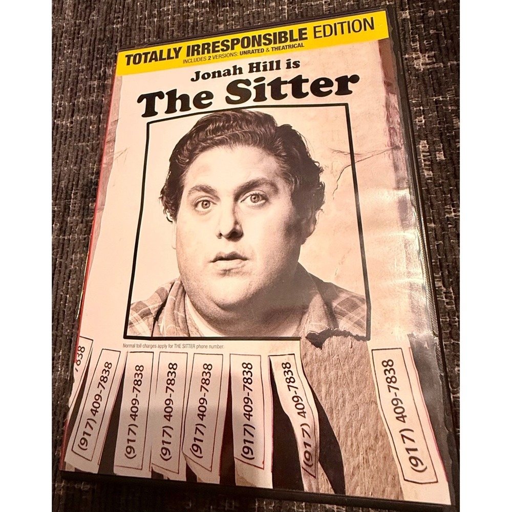 20th Century Fox The Sitter DVD Excellent Jonah Hill Unrated
